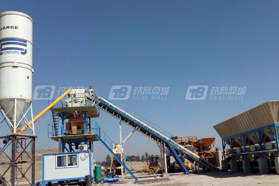 三聯機械HZS150經濟工程用混凝土攪拌站