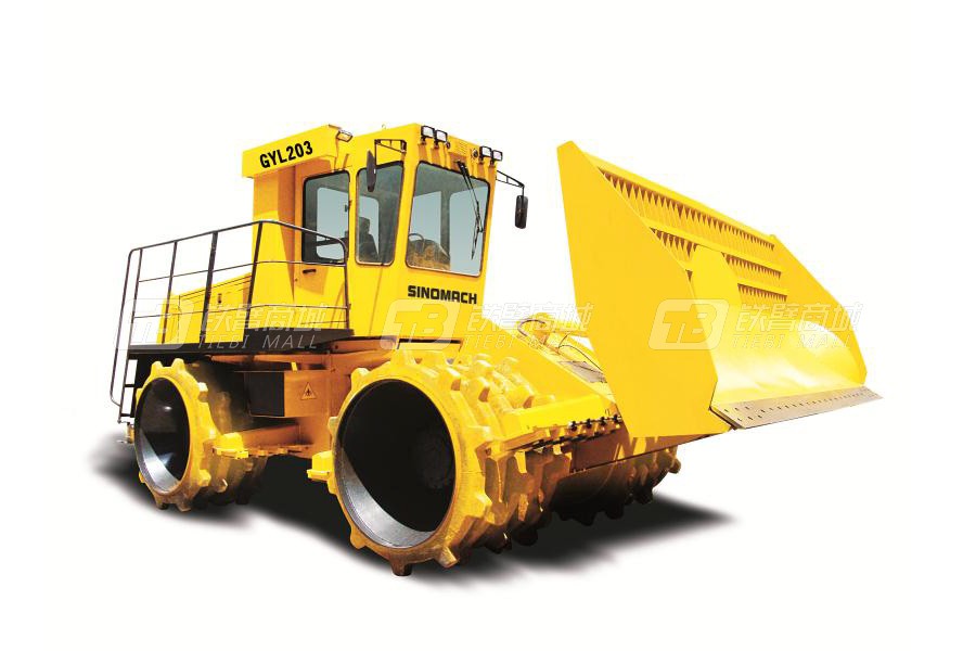 國機洛建GYL302全液壓四輪驅動垃圾填方壓實機