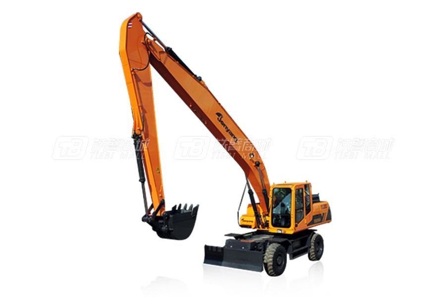 詹陽重工JYL621ELD（加長臂）輪胎式挖掘機