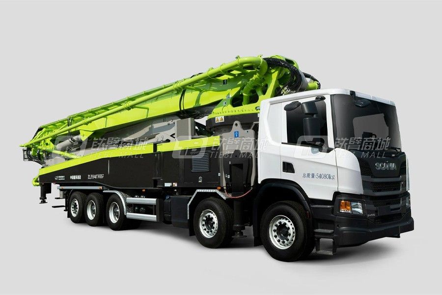 中聯重科ZLJ5541THBSF 67X-6RZ五橋67M斯堪尼亞國六泵車
