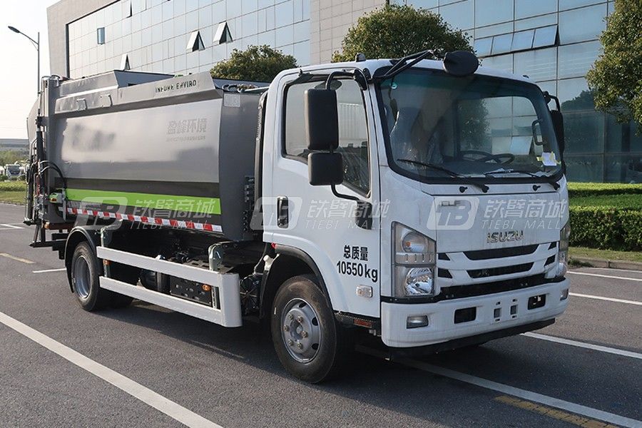 盈峰環境ZBH5112ZYSQLE6M（11噸）全密閉式濕垃圾壓縮式垃圾車
