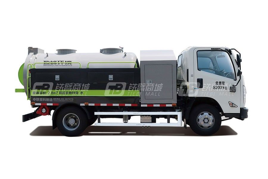 盈峰環境ZBH5089GQXJXE6(9噸)下水道疏通清洗車