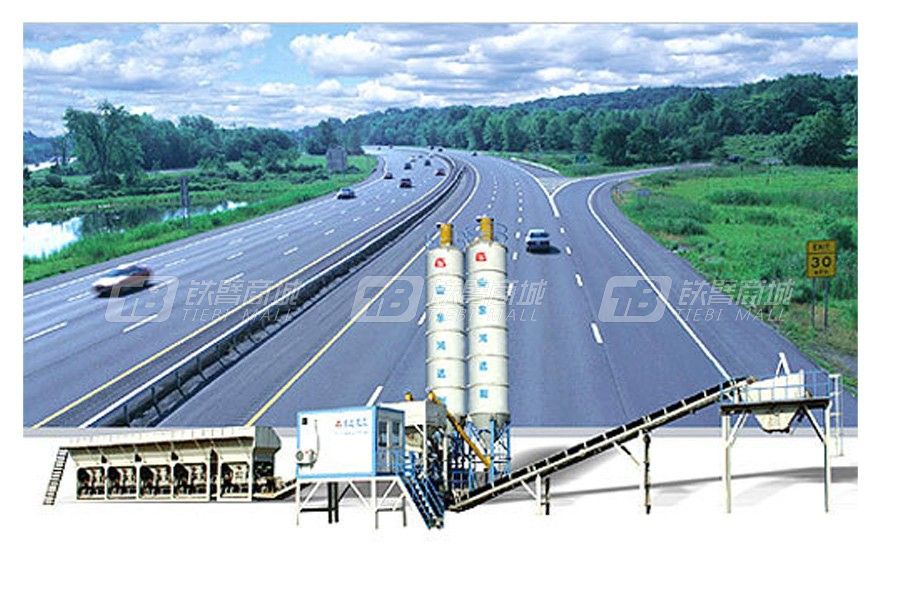 山東鴻達(dá)WCB300穩(wěn)定土廠拌設(shè)備