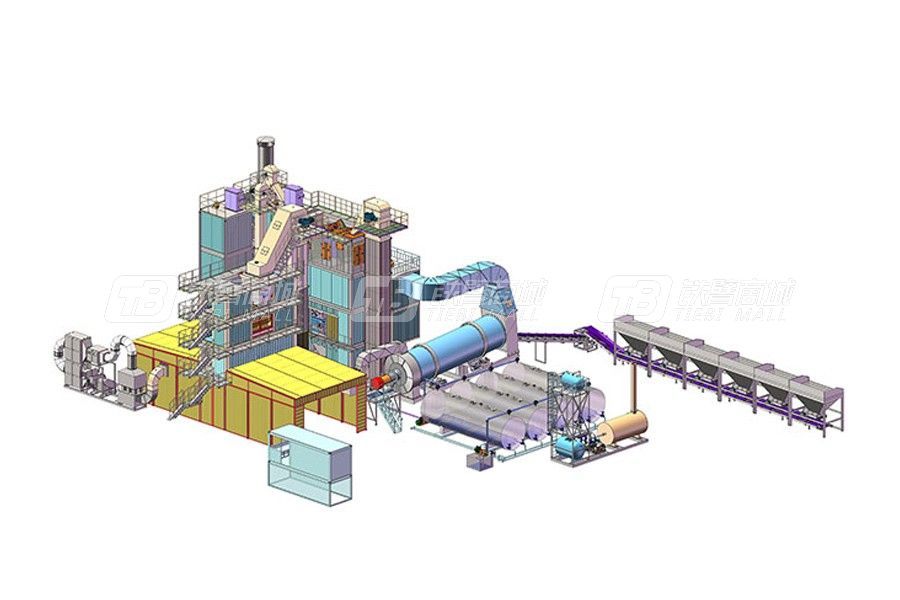 山推建友LB4000-5C瀝青混合料攪拌站