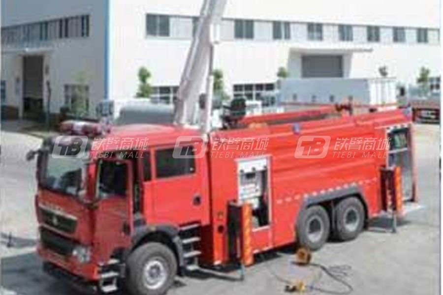 圣岳SDZ3270JGXF重汽豪沃18m舉高噴射消防車